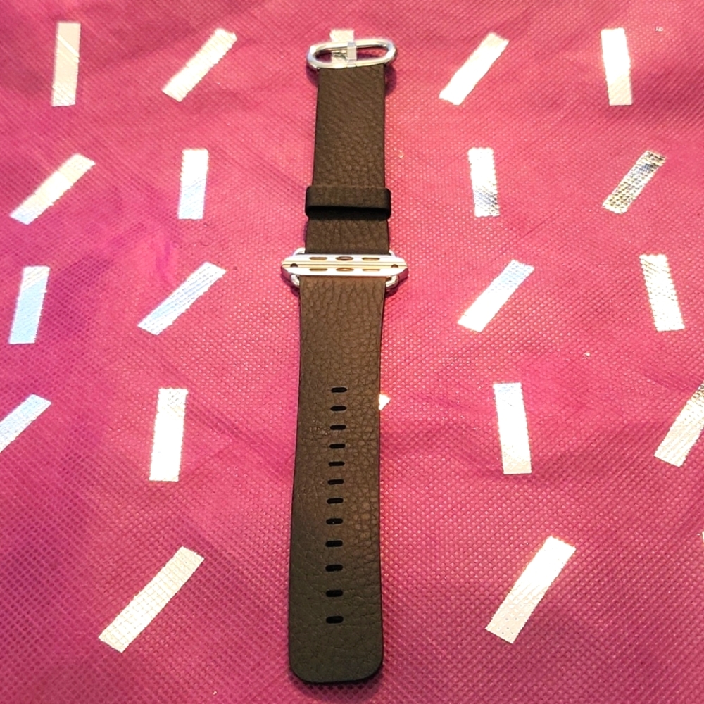 Original Apple watch leather band - Black